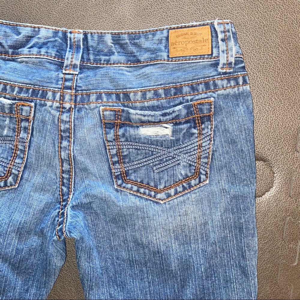 Aeropostale Hailey Skinny Flare LONG Jeans!